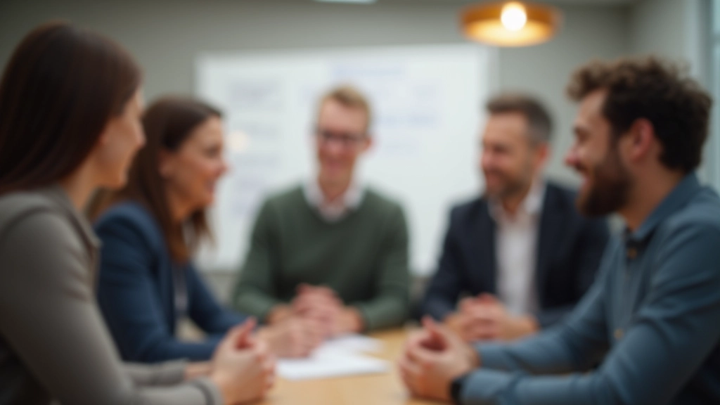 Personen diskutieren respektvoll in einem Workshop-Setting mit Flipchart