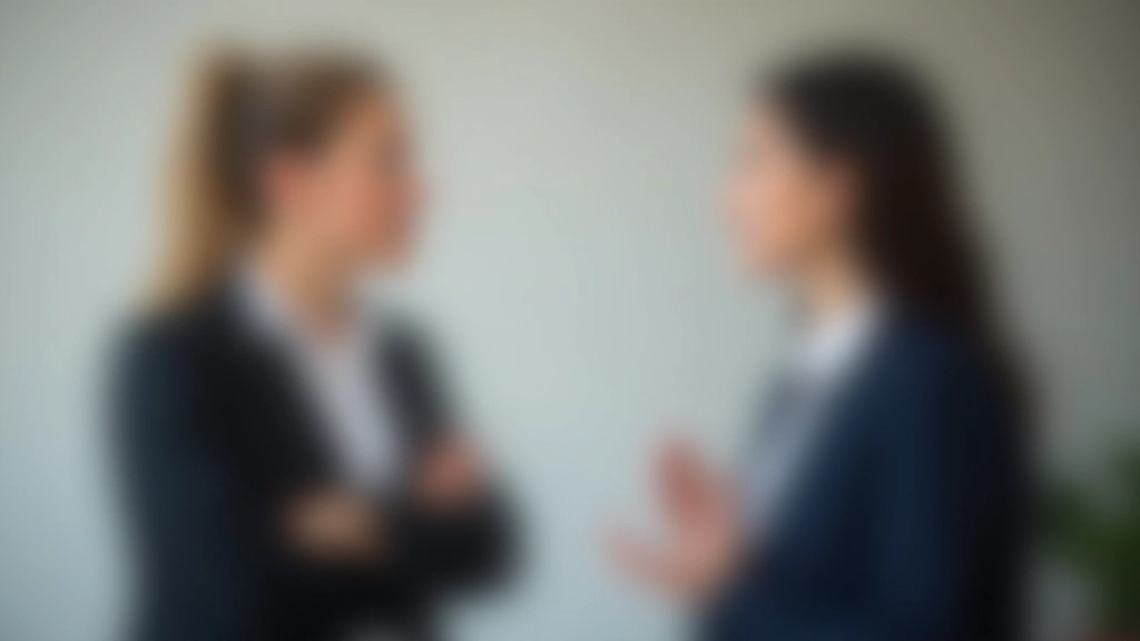 Zwei Personen üben aktives Zuhören